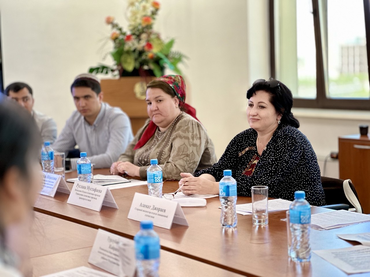 Ұлттық статистика бюросы Түркіменстаннан келген делегацияны қабылдады