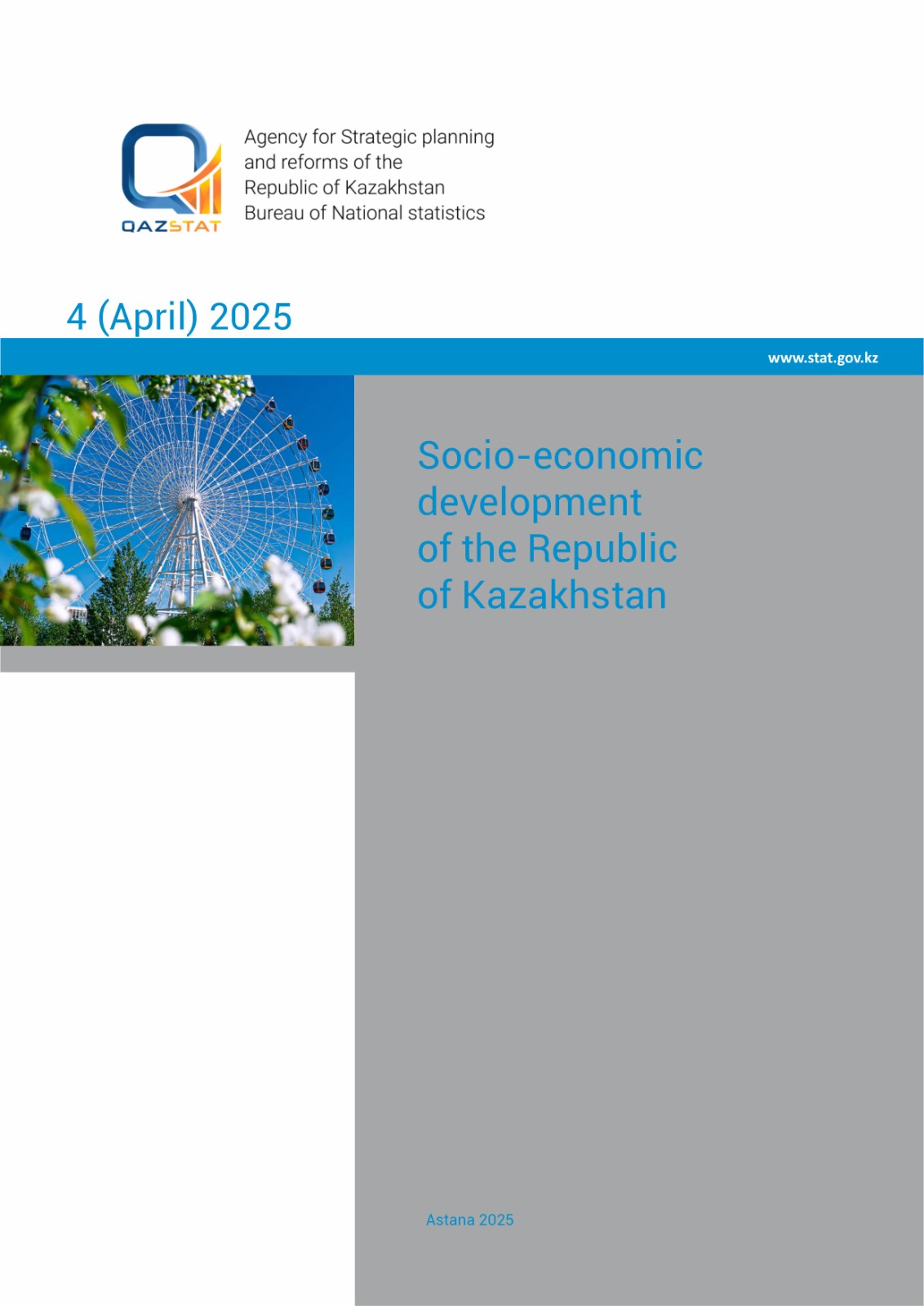 Socio-economic development of the Republic of Kazakhstan