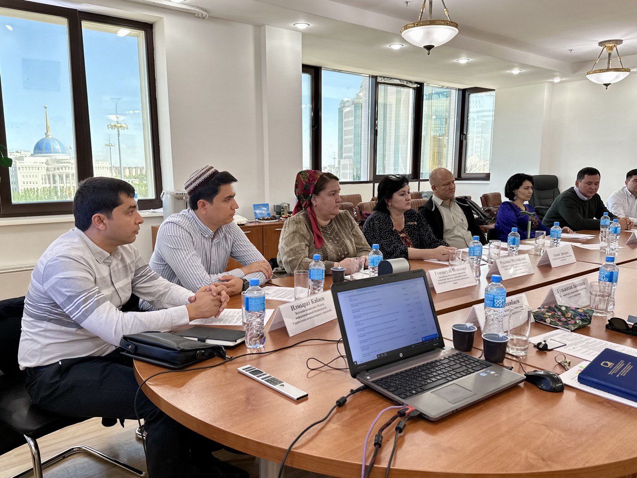Бюро национальной статистики приняло с ознакомительным визитом делегацию из Туркменистана