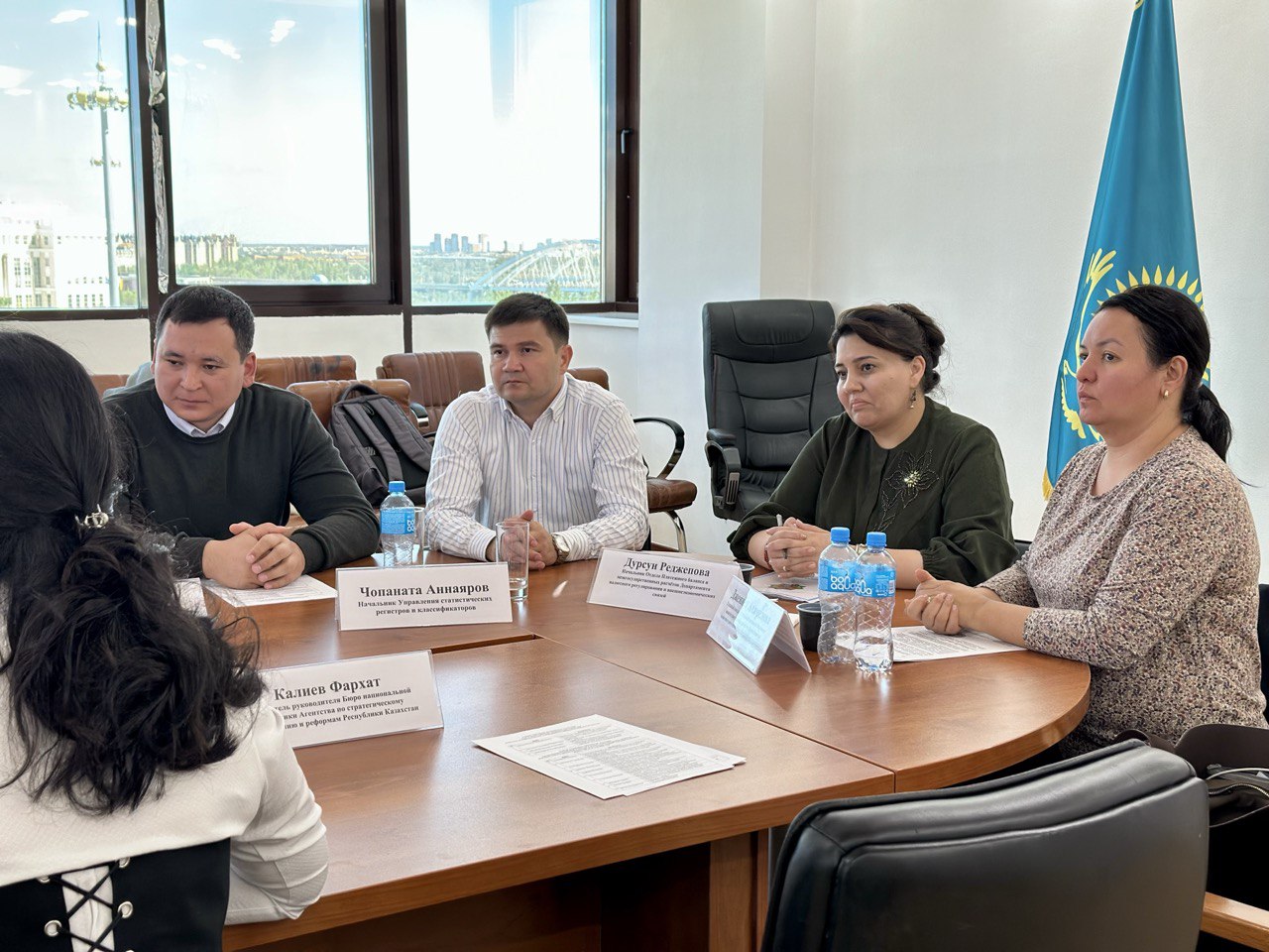 Бюро национальной статистики приняло с ознакомительным визитом делегацию из Туркменистана