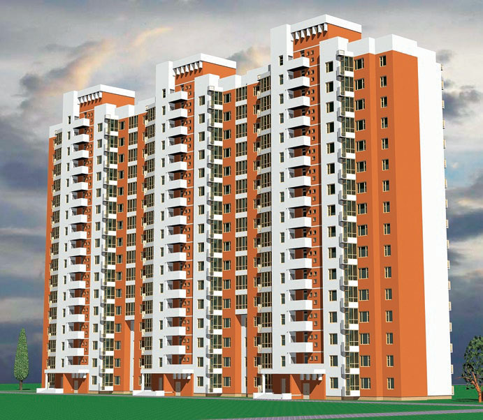 Площадь жилфонда увеличилась на 13 млн м2